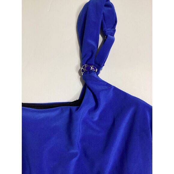 New. Miraclesuit blue tankini top. Size 10 - Picture 8 of 9